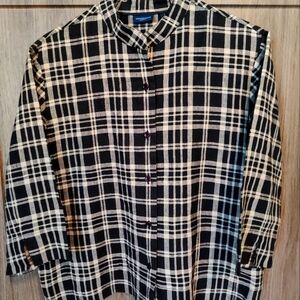 Westbound Ladies Petite 100% Linen Top Size 12P